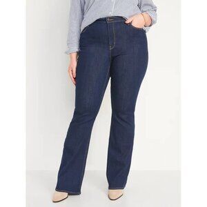 NWT Old Navy High-Waisted Wow Flare Jeans for Women‎ in Dark Wash Size 20